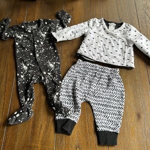 Addam’s Family Goth Baby Cotton Bundle— KENZO, L’ovedbaby & baby starters